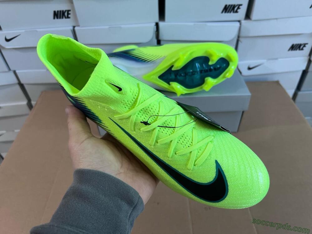 Nike Air Zoom Mercurial Superfly 10 Elite FG High-Tops Football Boots - Yellow/Black/Blue