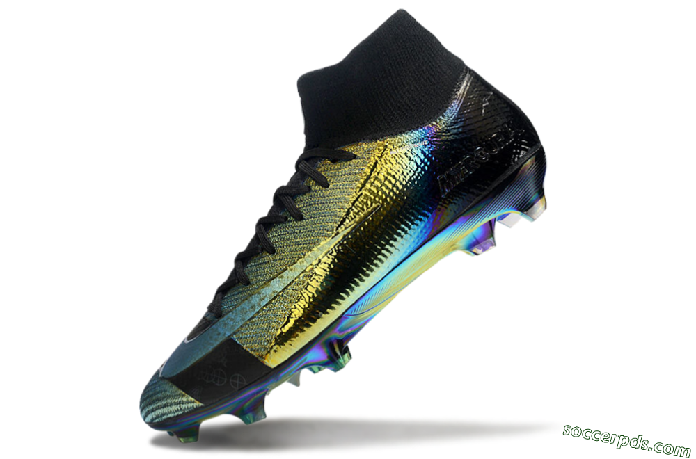 Nike Air Zoom Mercurial Superfly 10 Elite FG High-Tops Football Boots - Laser/Black/Gold 6