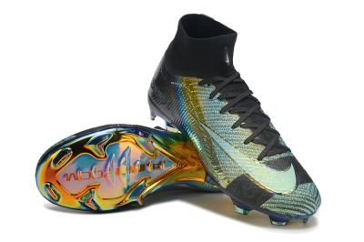 Nike Air Zoom Mercurial Superfly 10 Elite FG High-Tops Football Boots - Laser/Black/Gold