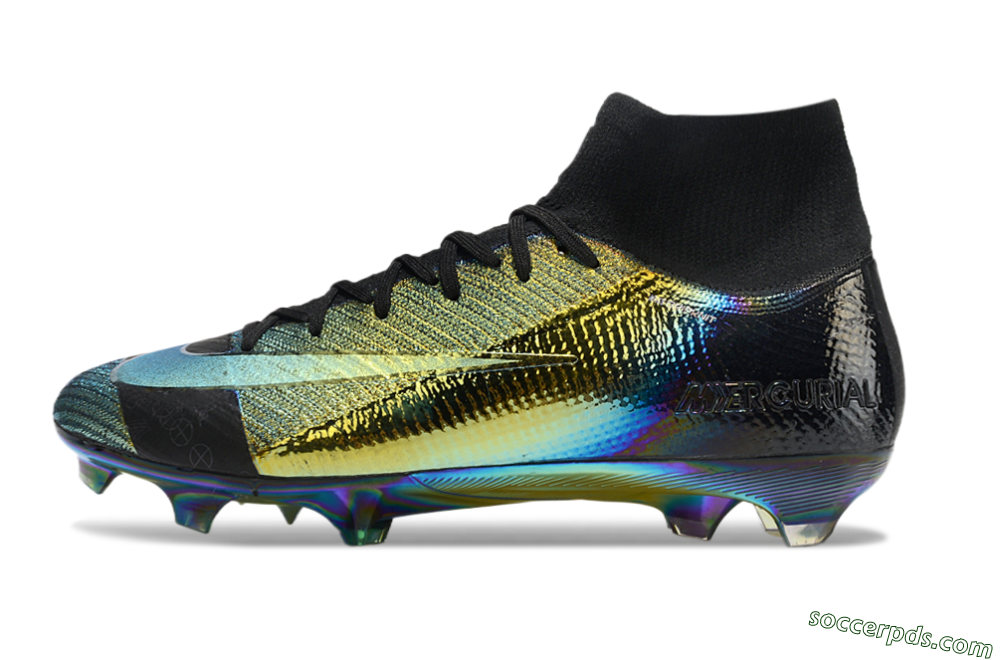 Nike Air Zoom Mercurial Superfly 10 Elite FG High-Tops Football Boots - Laser/Black/Gold 2