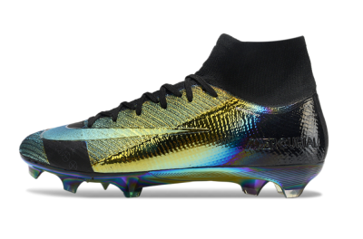 Nike Air Zoom Mercurial Superfly 10 Elite FG High-Tops Football Boots - Laser/Black/Gold