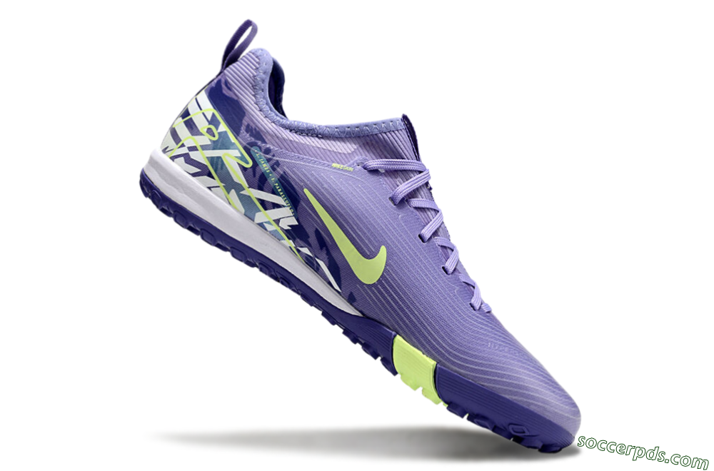 Nike Air Zoom Mercurial Vapor 16 Pro TF Low-Tops Football Shoes - Purple/Yellow/White 5