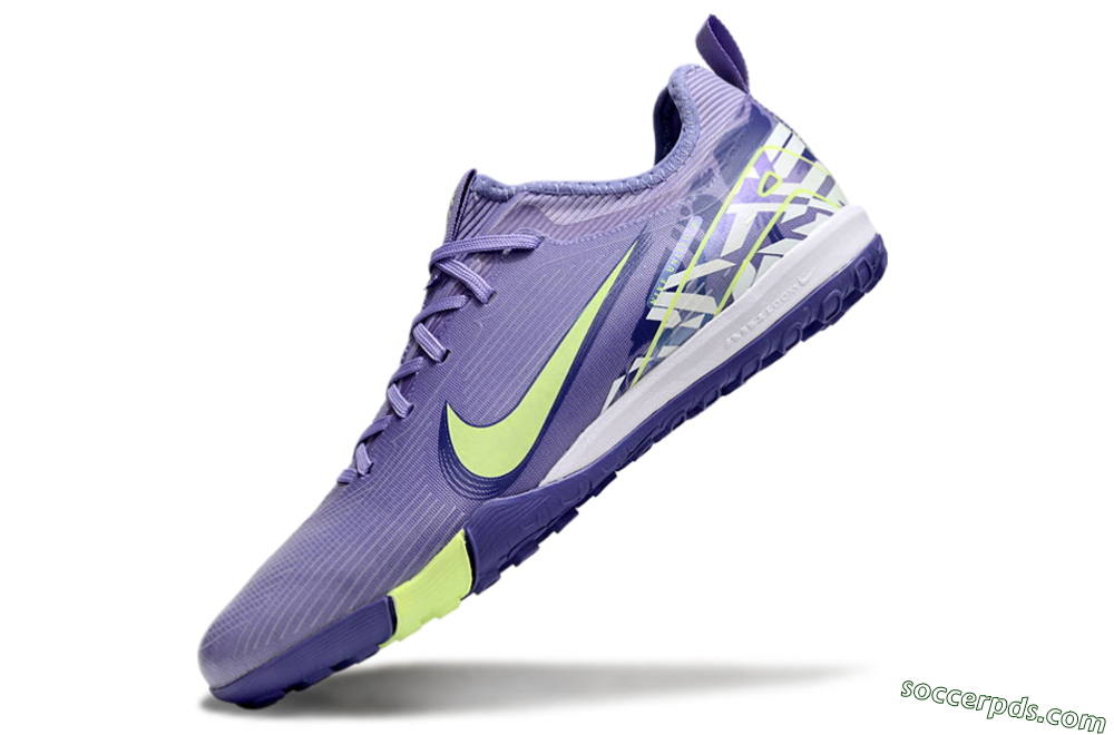 Nike Air Zoom Mercurial Vapor 16 Pro TF Low-Tops Football Shoes - Purple/Yellow/White 6