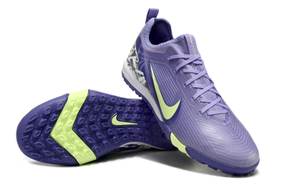Nike Air Zoom Mercurial Vapor 16 Pro TF Low-Tops Football Shoes - Purple/Yellow/White