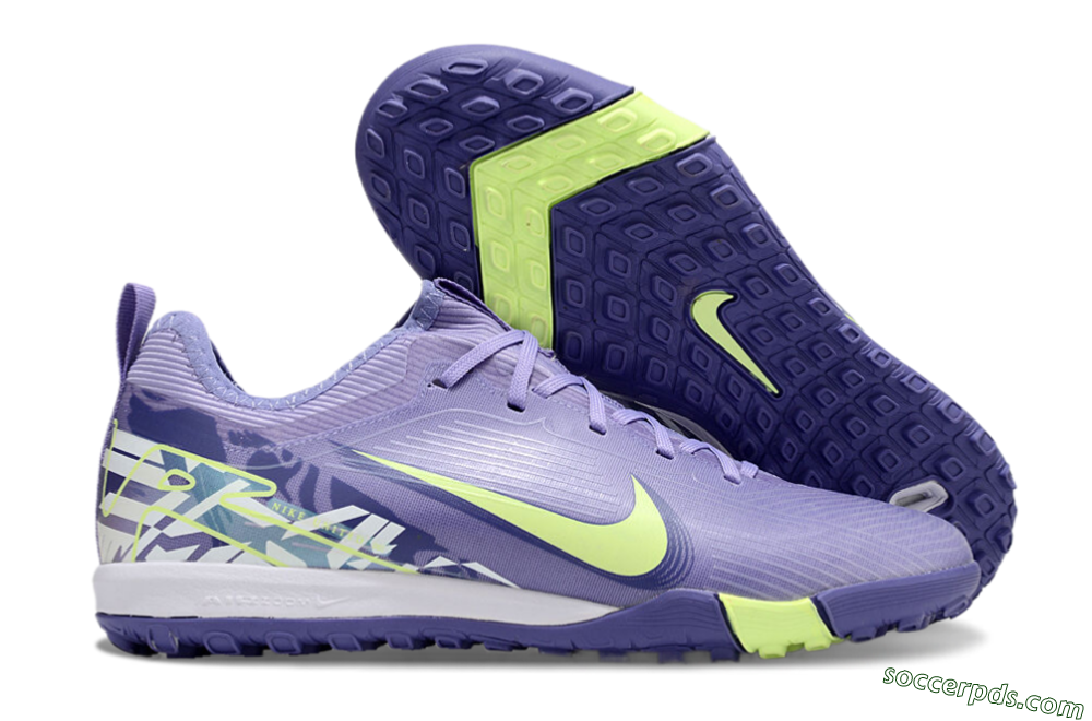 Nike Air Zoom Mercurial Vapor 16 Pro TF Low-Tops Football Shoes - Purple/Yellow/White 1