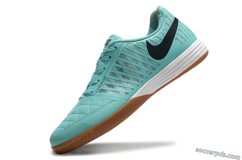 Nike Lunar Gato 2 IC Low-Tops Football Shoes - Blue/Black/White 6