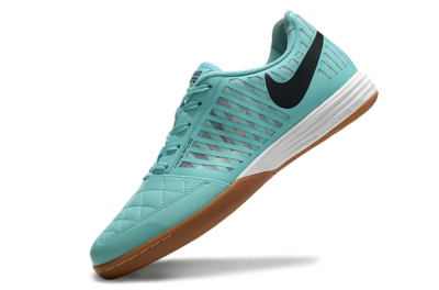 Nike Lunar Gato 2 IC Low-Tops Football Shoes - Blue/Black/White