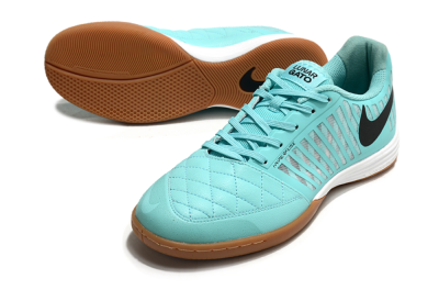 Nike Lunar Gato 2 IC Low-Tops Football Shoes - Blue/Black/White
