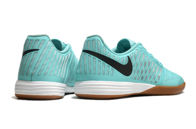 Nike Lunar Gato 2 IC Low-Tops Football Shoes - Blue/Black/White