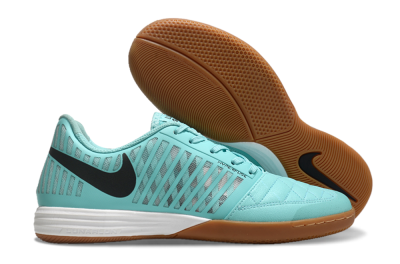 Nike Lunar Gato 2 IC Low-Tops Football Shoes - Blue/Black/White