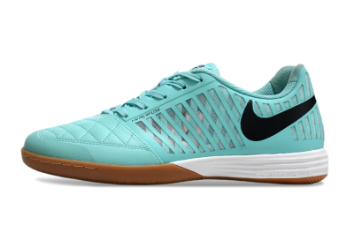 Nike Lunar Gato 2 IC Low-Tops Football Shoes - Blue/Black/White