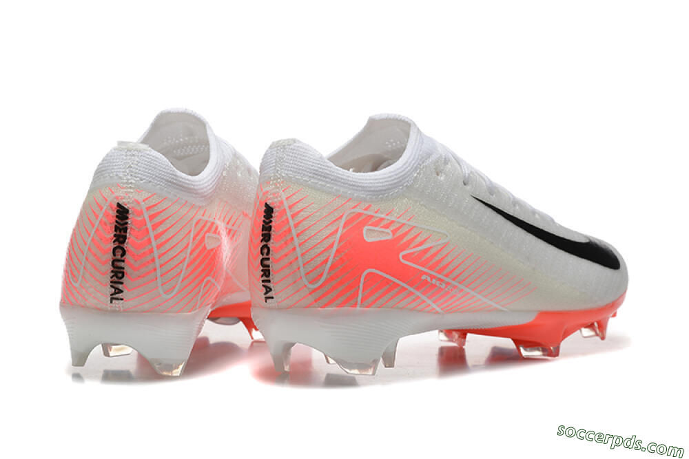 Nike Air Zoom Mercurial Vapor 16 Elite FG Low-Tops Football Boots - White/Black/Pink 9