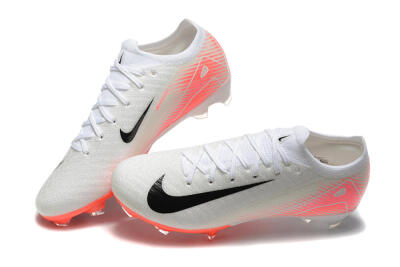 Nike Air Zoom Mercurial Vapor 16 Elite FG Low-Tops Football Boots - White/Black/Pink