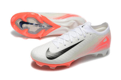 Nike Air Zoom Mercurial Vapor 16 Elite FG Low-Tops Football Boots - White/Black/Pink