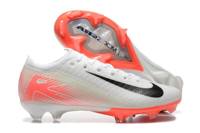 Nike Air Zoom Mercurial Vapor 16 Elite FG Low-Tops Football Boots - White/Black/Pink