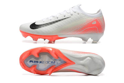 Nike Air Zoom Mercurial Vapor 16 Elite FG Low-Tops Football Boots - White/Black/Pink