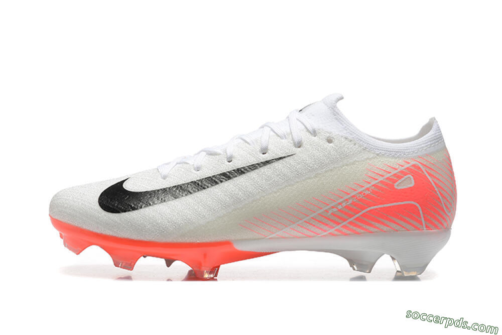Nike Air Zoom Mercurial Vapor 16 Elite FG Low-Tops Football Boots - White/Black/Pink 2