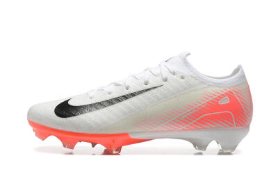 Nike Air Zoom Mercurial Vapor 16 Elite FG Low-Tops Football Boots - White/Black/Pink