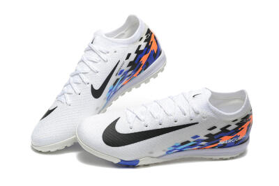 Nike Air Zoom Mercurial Vapor 16 Elite TF Low-Tops Football Shoes - White/Blue/Black