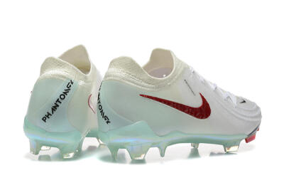 Nike Phantom Luna Elite FG Low-Tops Football Boots - White/Red/Jade