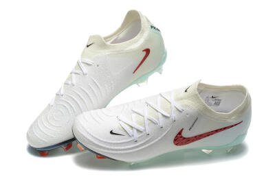Nike Phantom Luna Elite FG Low-Tops Football Boots - White/Red/Jade