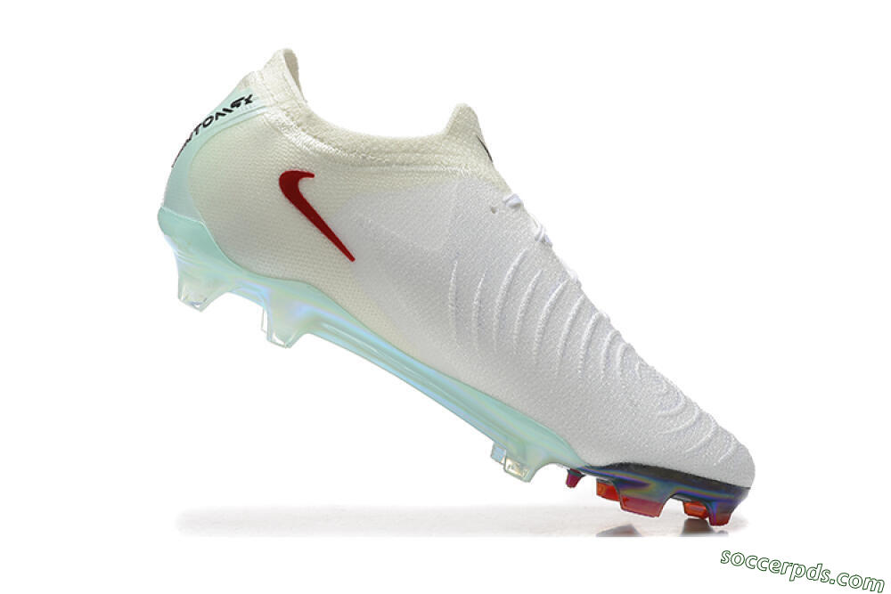 Nike Phantom Luna Elite FG Low-Tops Football Boots - White/Red/Jade 7