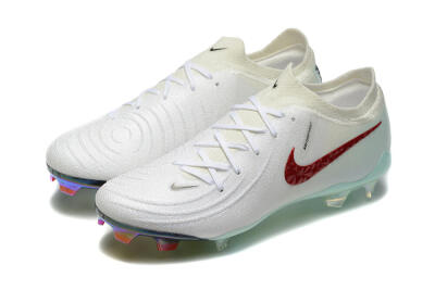 Nike Phantom Luna Elite FG Low-Tops Football Boots - White/Red/Jade