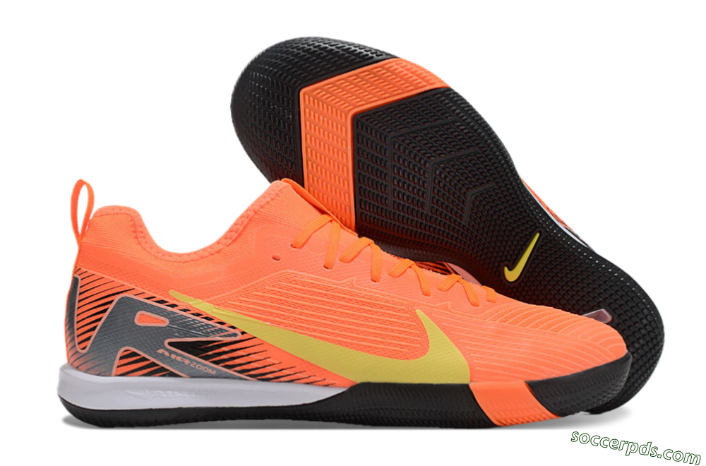Nike Air Zoom Mercurial Vapor 16 Pro IC Low-Tops Football Shoes - Red/Yellow/White 1