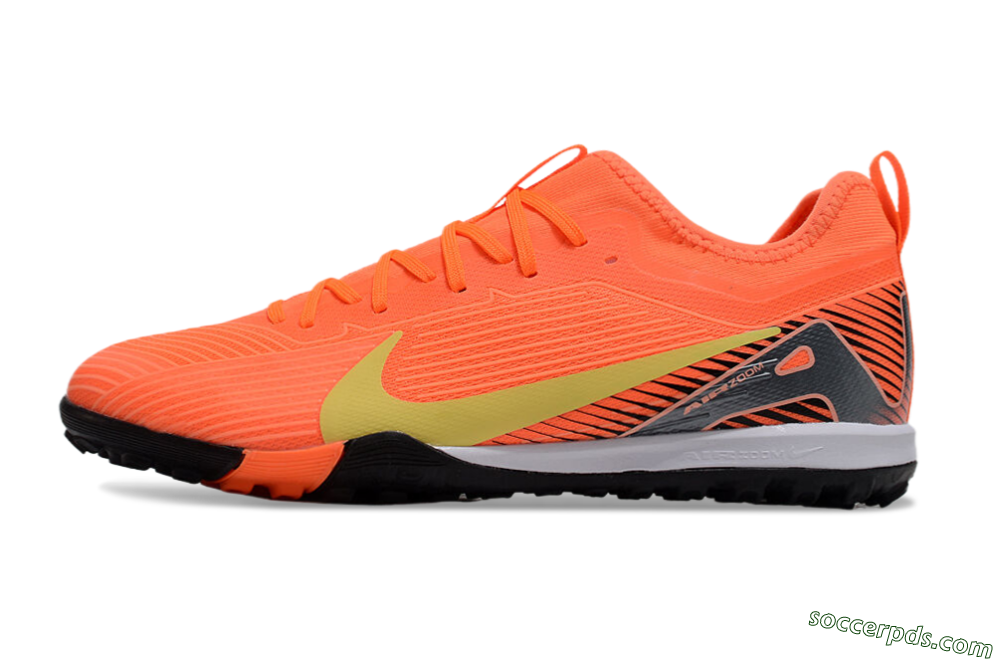 Nike Air Zoom Mercurial Vapor 16 Pro TF Low-Tops Football Shoes - Red/Yellow/White 2