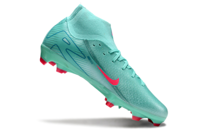 Nike Air Zoom Mercurial Superfly 10 Elite FG High-Tops Football Boots - Jade/Pink/Blue