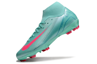 Nike Air Zoom Mercurial Superfly 10 Elite FG High-Tops Football Boots - Jade/Pink/Blue