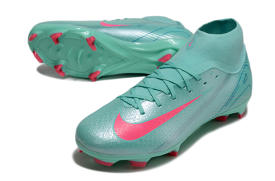 Nike Air Zoom Mercurial Superfly 10 Elite FG High-Tops Football Boots - Jade/Pink/Blue