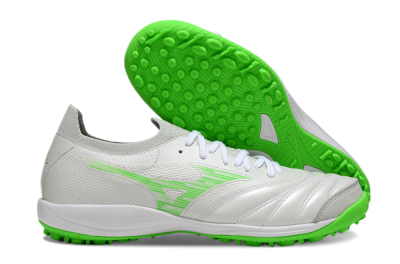 Mizuno Morelia Neo Sala M8 TF Low-Tops Football Shoes - Grey/Green/White