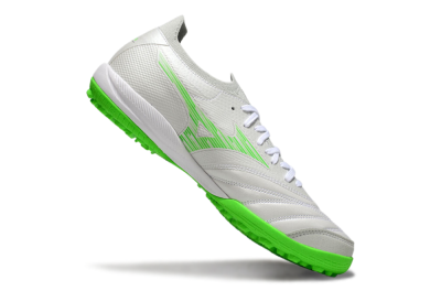 Mizuno Morelia Neo Sala M8 TF Low-Tops Football Shoes - Grey/Green/White