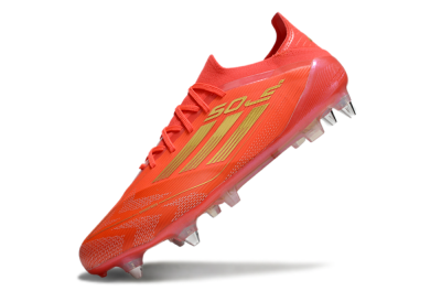 Adidas F50 Elite SG Low-Tops Football Boots - Red/Gold