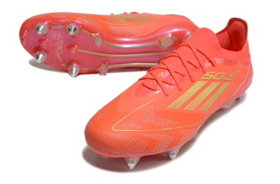 Adidas F50 Elite SG Low-Tops Football Boots - Red/Gold