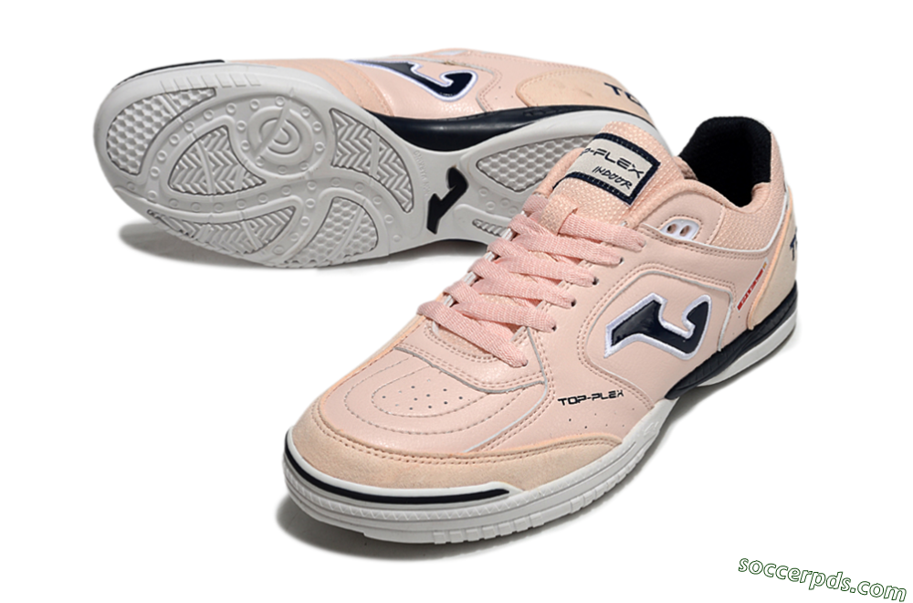 Joma Top Flex IC Low-Tops Football Shoes - Pink/Black/White 3