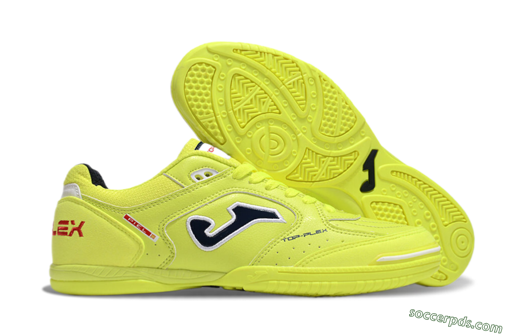 Joma Top Flex IC Low-Tops Football Shoes - Yellow/Black/Red 1
