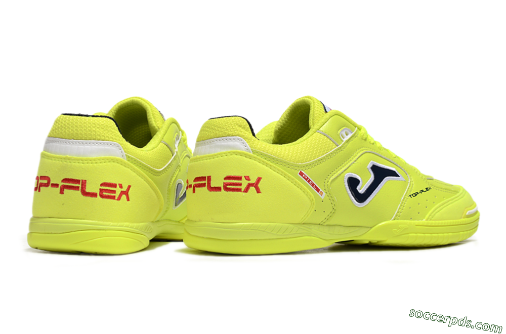 Joma Top Flex IC Low-Tops Football Shoes - Yellow/Black/Red 6