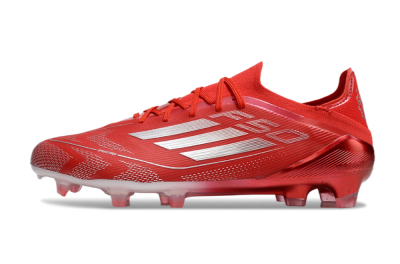 Adidas F50 Elite FG Low-Tops Football Boots - Red/Silver