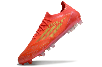 Adidas F50 Elite FG Low-Tops Football Boots - Red/Gold