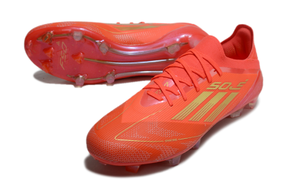Adidas F50 Elite FG Low-Tops Football Boots - Red/Gold