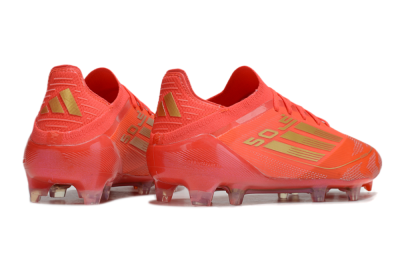 Adidas F50 Elite FG Low-Tops Football Boots - Red/Gold