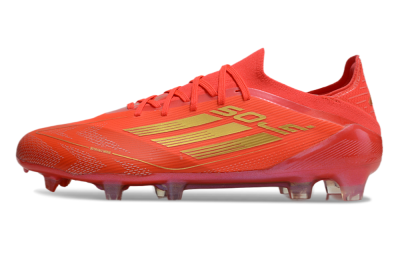 Adidas F50 Elite FG Low-Tops Football Boots - Red/Gold