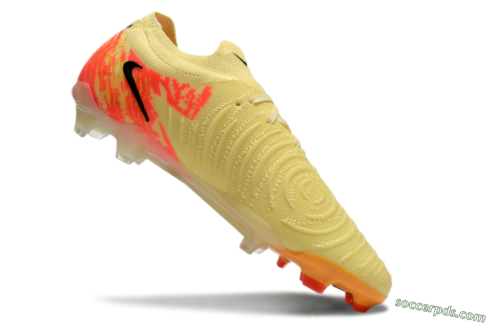 Nike Phantom Luna Elite NU FG Low-Tops Football Boots - Yellow/Black/Red 4