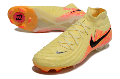 Nike Phantom Luna Elite NU FG High-Tops Football Boots - Yellow/Black/Red