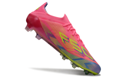 Adidas F50 Elite FG Low-Tops Football Boots - Pink/Blue/Yellow