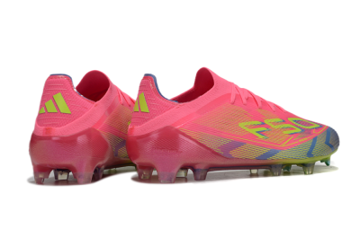 Adidas F50 Elite FG Low-Tops Football Boots - Pink/Blue/Yellow
