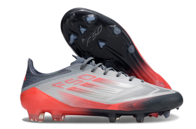 Adidas F50 Elite FG Low-Tops Football Boots - Silver/White/Pink