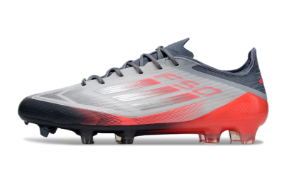 Adidas F50 Elite FG Low-Tops Football Boots - Silver/White/Pink